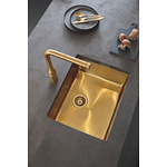 Кухненска мивка от неръждаема стомана в златист цвят GROHE K700U 31574GN1