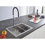 Мивка за кухня от неръждаема стомана GROHE K700 31578SD1