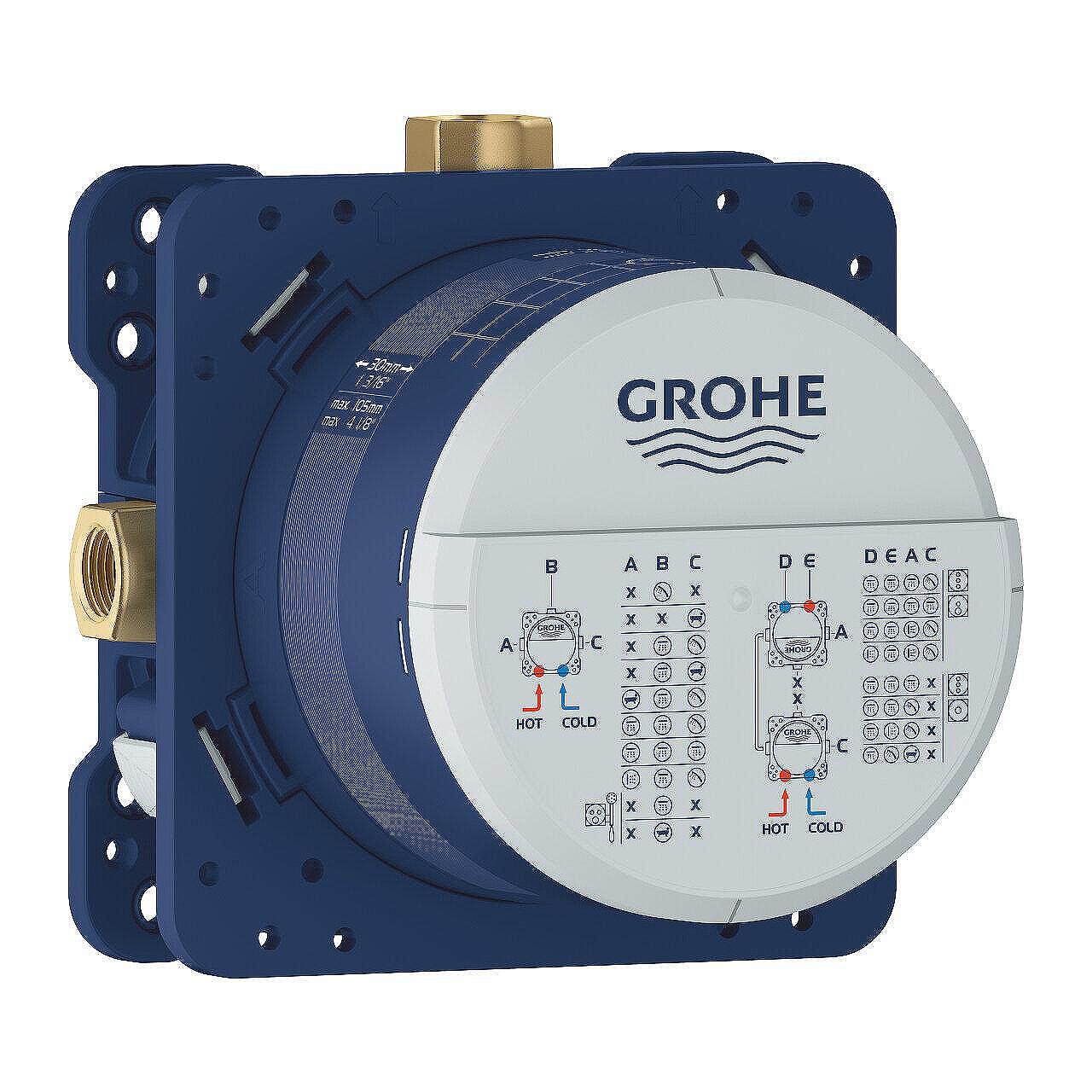 Промоционален душ комплект за вграждане GROHE SmartControl THM + Tempesta 260