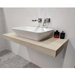 Плот за баня от PVC дървесен цвят TRIANO Сиатъл 100см.