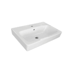 Долен шкаф от PVC с вграден умивланик за баня VISOTA Луна 40