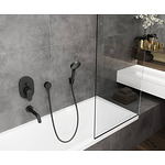Ръчен душ с 2 типа струя в цвят черен мат HANSGROHE Vernis Blend 26270670