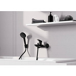 Ръчен душ с 2 типа струя в цвят черен мат HANSGROHE Vernis Blend 26270670