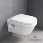Тоалетна чиния за стена VILLEROY & BOCH Architectura 5684HR комплект с капак 5684HR01