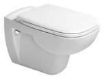 Тоалетна чиния за стена с капак и седало DURAVIT D-Code 45700900A1