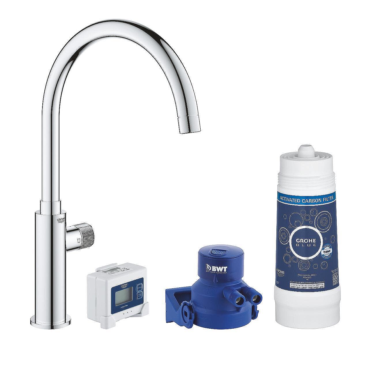 Филтрираща система за пречистване на вода GROHE Blue Pure Mono sink C-sp 30387000