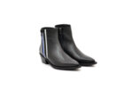 Botine casual negre din piele naturală 04.888
