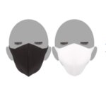 Неопренова маска за многократна употреба - Бяла