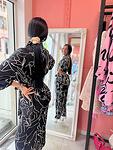 Комплект Kimono - Черен