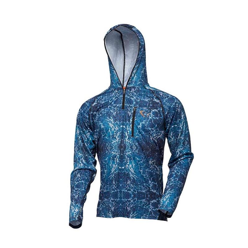 savage gear sun protect zip hoodie