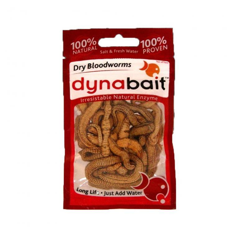 Freeze Dried Blood Worms DYNABAIT ✔️️ Preserved bait ✓ TOP