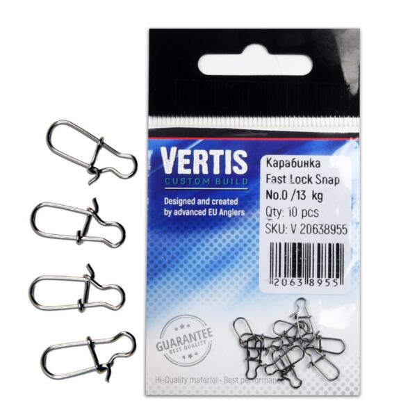 Stainless Steel Fishing Snaps Fastlock Clips Insurance Snaps