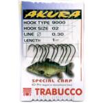 Hooks to Nylon Trabucco AKURA 9000 - Carp - Barbed