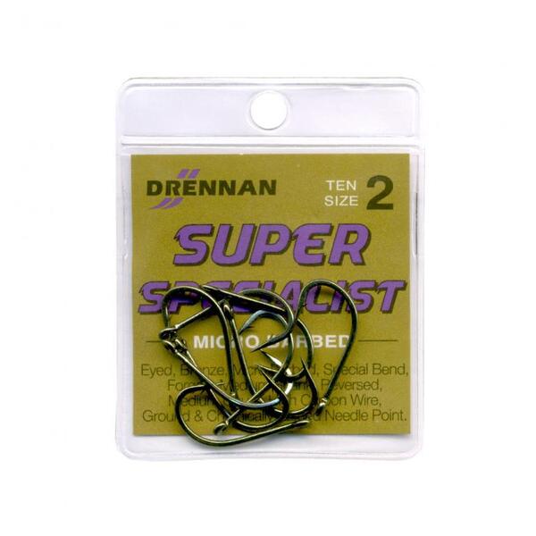 Hooks Drennan SUPER SPECIALIST - Micro Barbed, Eyed ✴️️️ Single ✓ TOP PRICE  - Angling PRO Shop