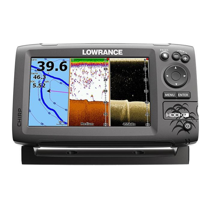 Fishfinder with GPS Lowrance HOOK-7 CHIRP
