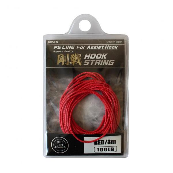PE Braided Fishing Assist Line Gosen Hook String 150lb/3m with Core Thread 