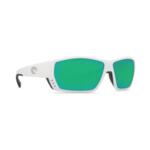 Sunglasses Costa TUNA ALLEY White Green Mirror 580P