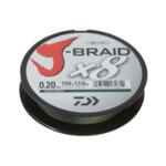 Braided Line Daiwa J-BRAID x8 Dark Green - 150m