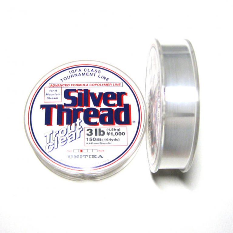 Monofilament Line Unitika Silver Thread Trout Clear 150м
