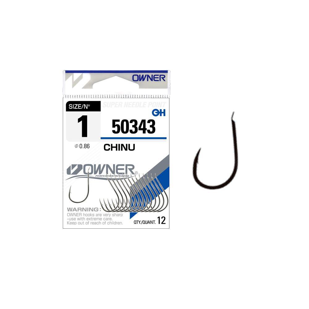 Hooks Owner CHINU WHITE 50343 ✴️️️ Single TOP PRICE - Angling PRO Shop