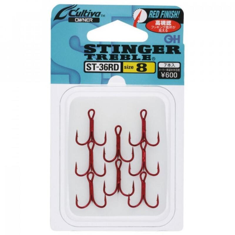 Owner ST-36 RED ✴️️️ Treble & Double ✓ TOP PRICE - Angling PRO Shop