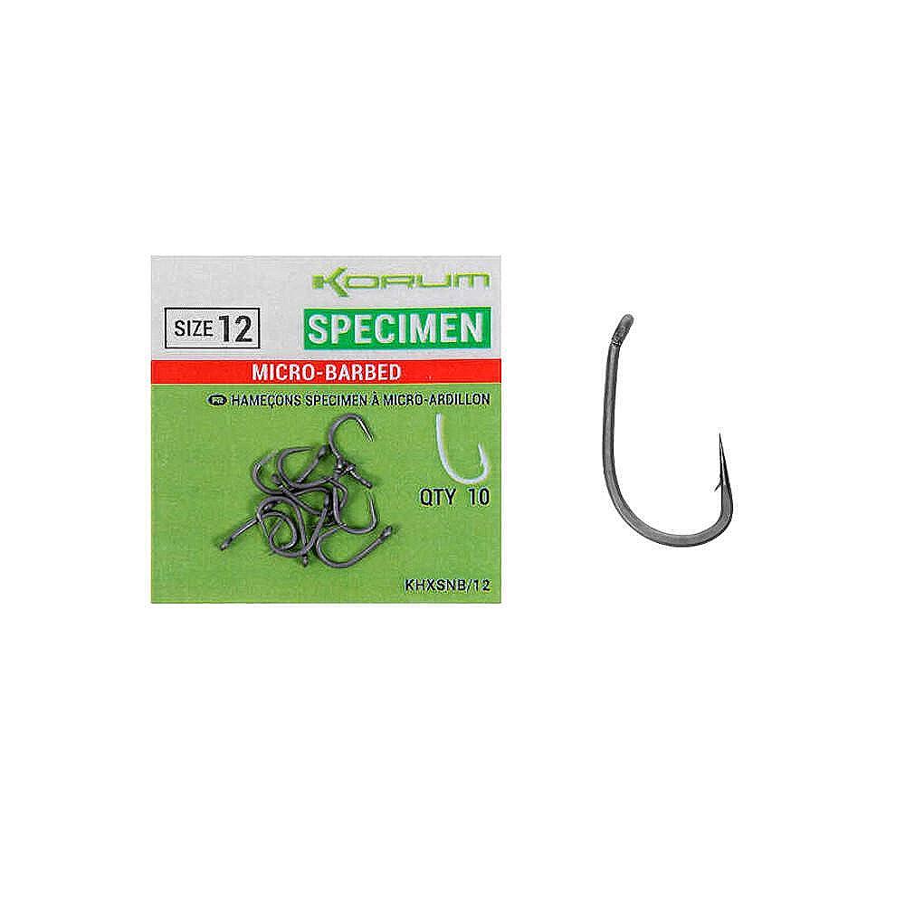 Hooks Korum XPERT SPECIMEN MICRO BARBED HOOKS