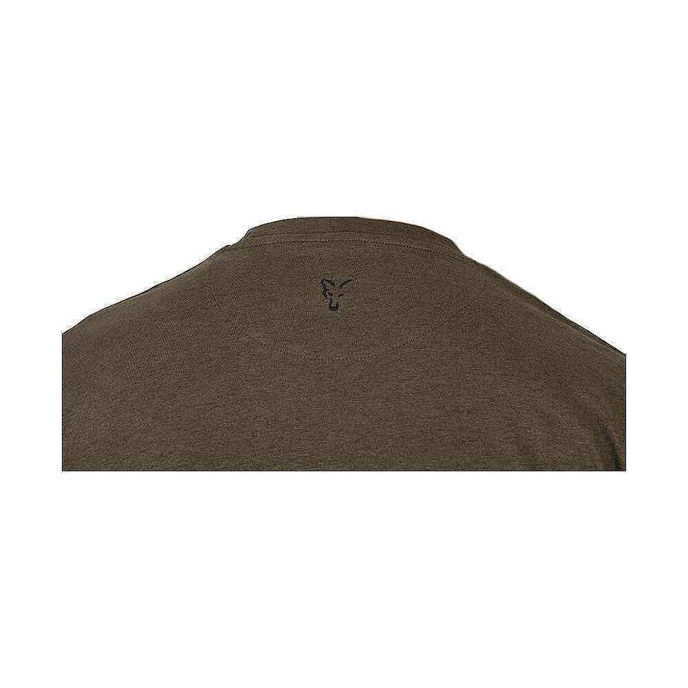 FOX New Long Sleeve Khaki / Camo T-Shirt - Carp Fishing