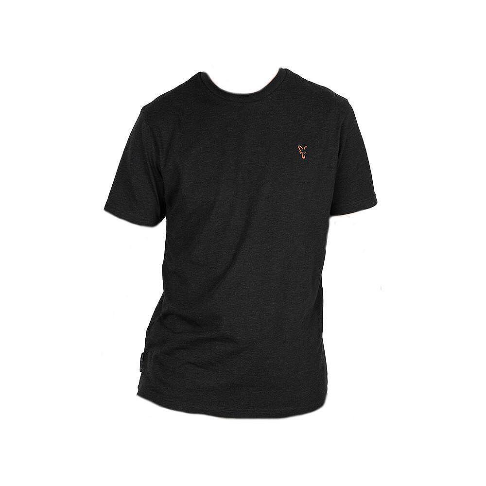 Fox Collection Black + Orange Marl T-Shirt ALL SIZES Fishing tackle