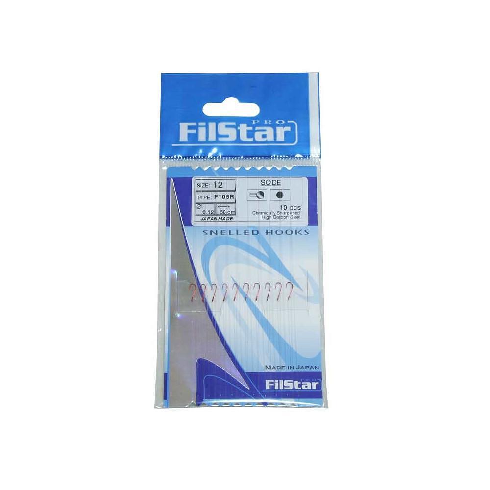 Snelled hooks Filstar F106R ✴️️️ Hooks to Nylon ✓ TOP PRICE