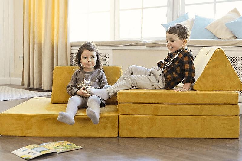 6 причини да изберете модулна мека мебел за деца.