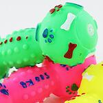 Играчка за куче дъмбел със звук, латекс 17,6 см