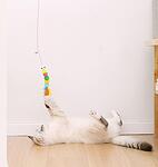 Играчка за котки - Въдица с гъсеница 80 см