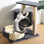 Котешкa катерушка със сизалени стълбове Графит h50 cm