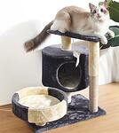 Котешкa катерушка със сизалени стълбове Графит h50 cm