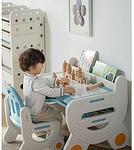 Детско бюро със столче LUX, бежово