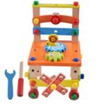 Дървен детски стол-конструктор 1378