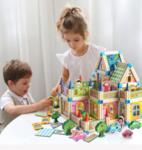 Дървен детски конструктор КЪЩА, 268 части