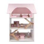 Дървена детска къща за кукли с обзавеждане 1402