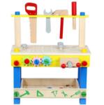 Дървена детска работилница с инструменти