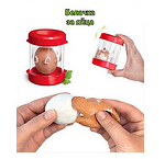 Белачка за яйца с контейнер за черупки, Червена