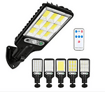 LED сензорна лампа с дистанционно JY-616-1, IP65, Черна