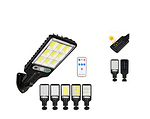 LED сензорна лампа с дистанционно JY-616-1, IP65, Черна
