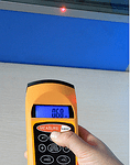 Цифров ултразвуков далекомер с лазерна точка Statik, Точно измерване