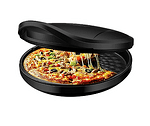 Електрически уред за приготвяне на пица Danvia 6в1, 30 см, 1100W, 220V, Черен