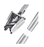 Моп с телескопична опашка, TWIST AURORA, Изстискване от опашката, 130 см, 360 градуса