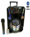Активна Караоке Bluetooth колона 8" микрофон и дистанционно ES-V-8