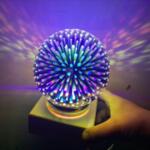 3D Сферична лампа Fireworks