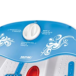 Foot Massager with Water, Bubble and Vibration Massage, Infrared Temperature Control