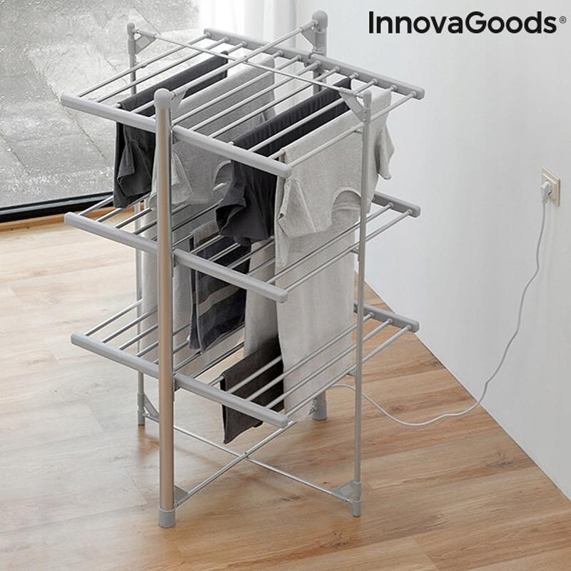 Сгъваем електрически сушилник за дрехи Indryer InnovaGoods, 36 бара, 3 нива, 300W