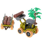 Селскостопански трактор и сеялка за обръщане